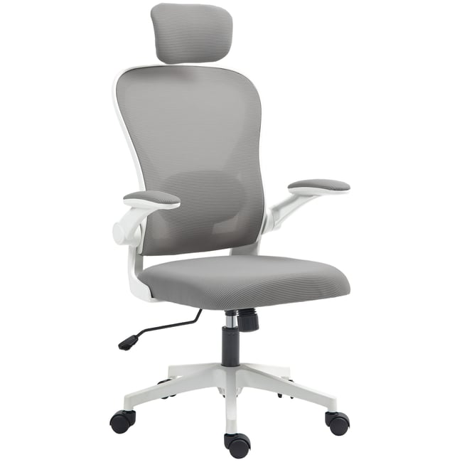 Chaise de bureau Maille Gris Couleur gris <span itemprop=