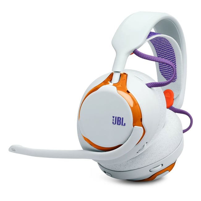 Casque gamer Quantum 650 Blanc Orange - JBL