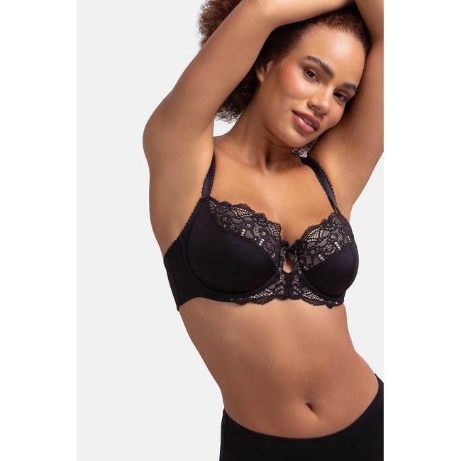 Soutien-gorge emboîtant Céline noir <span itemprop=
