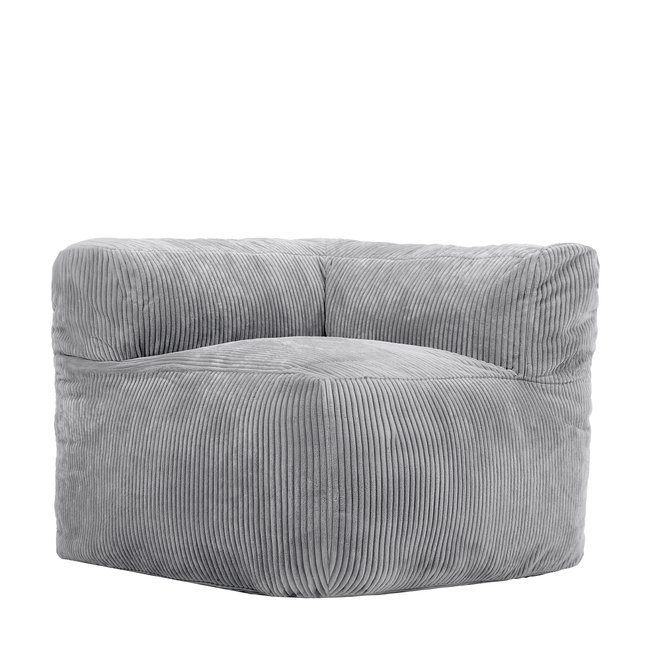 Pouf fauteuil d'angle modulaire en velours côtelé Oeko-Tex® - ZEN - ICON
