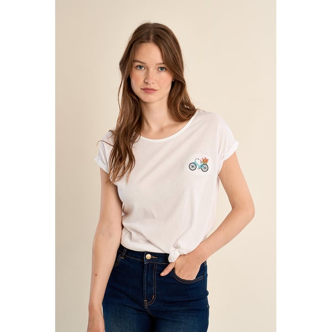 T-shirt à motif v002227 <span itemprop=