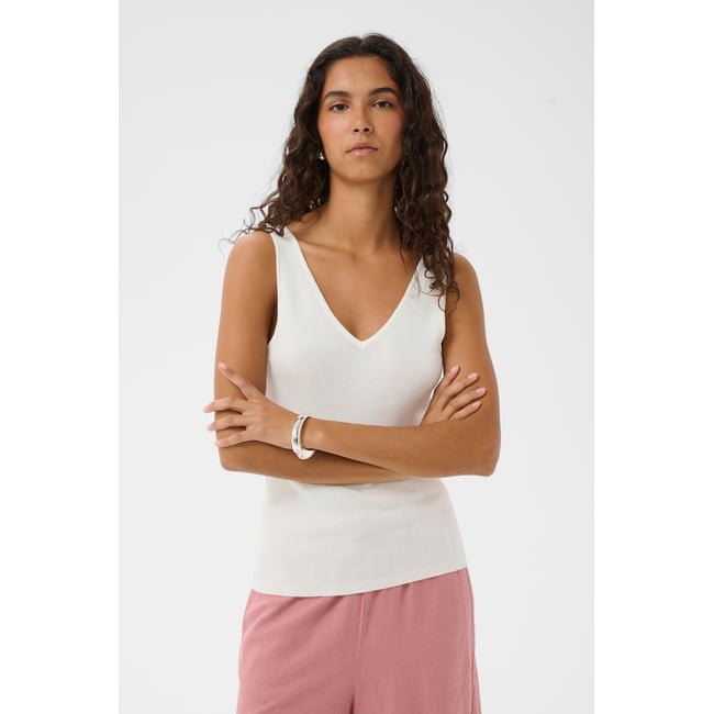 Sans manches blanc broken white <span itemprop=