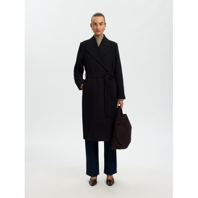Long Manteau noir - black <span itemprop=