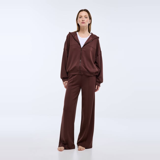 Pantalon de uni en molleton technique bison <span itemprop=