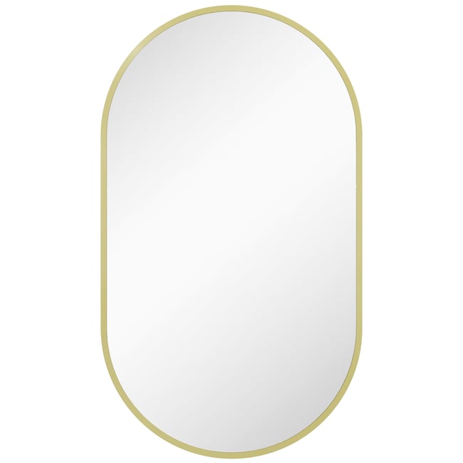 Miroir de salle de bains Alliage d'aluminium Couleur jaune <span itemprop=