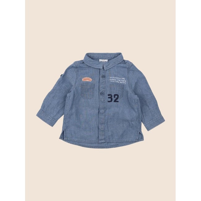 Chemise - Très bon état bleu <span itemprop=