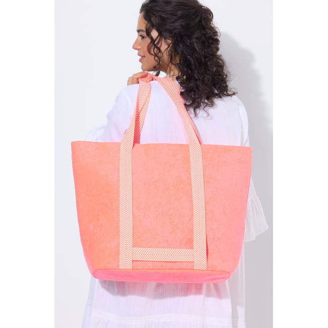 Sac porté épaule, rose fluo rose vif fluo <span itemprop=