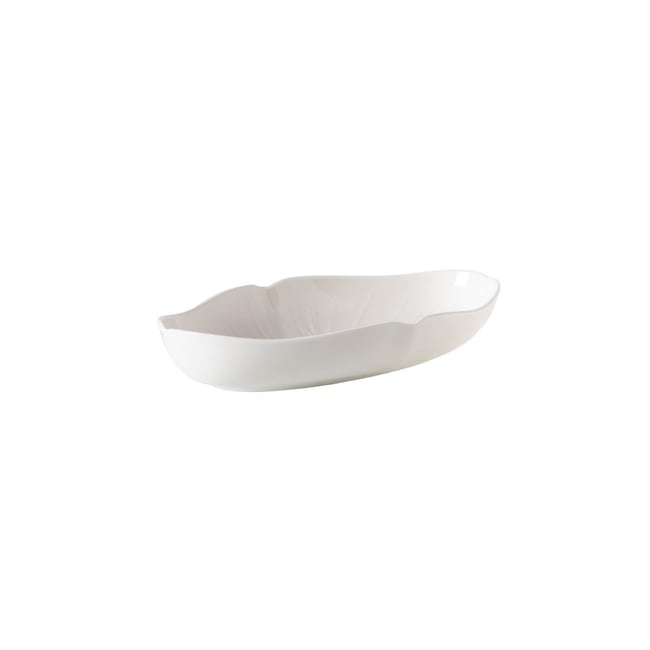 Plat ovale Dahlia   28x15 cm Couleur v002227 <span itemprop=