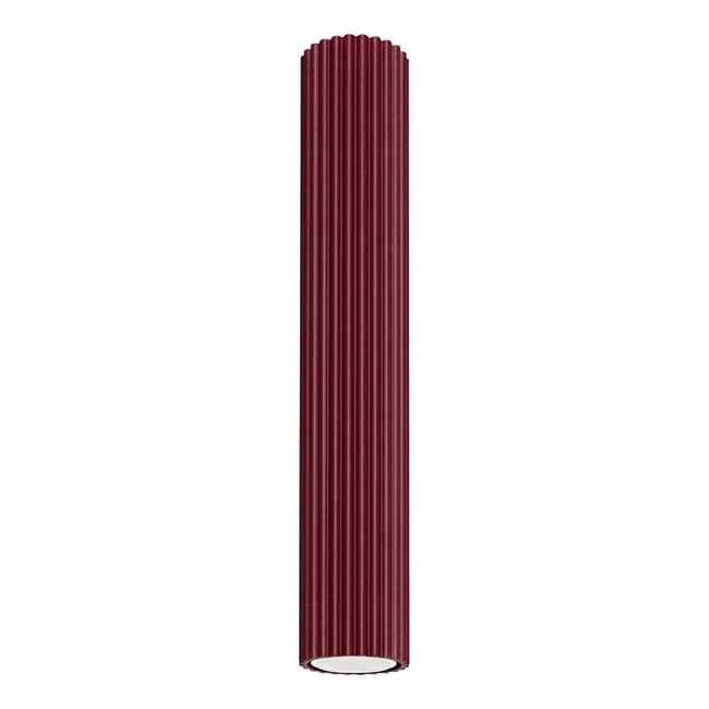 Plafonnier Aluminium Bourgogne GU10 1 Karbon Couleur bourgogne <span itemprop=