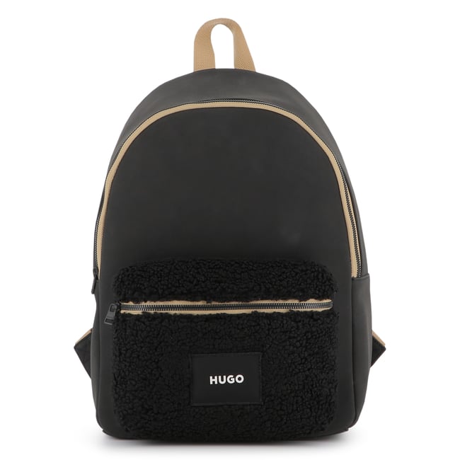 Sac à dos en tissu enduit black <span itemprop=