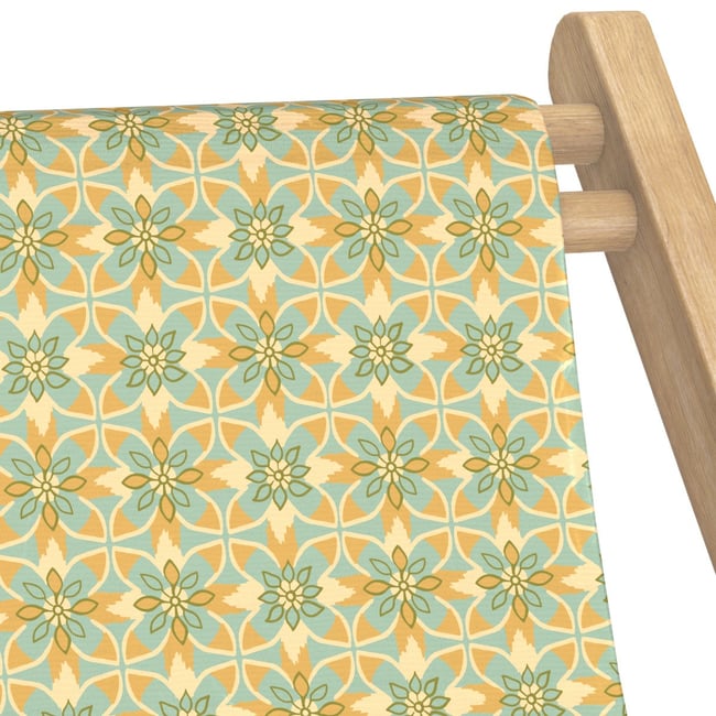 Toile de Transat / Chilienne NOUR bleu <span itemprop=