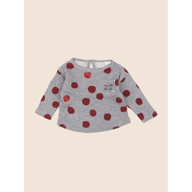 Tee-shirt - Très bon état gris, rouge <span itemprop=