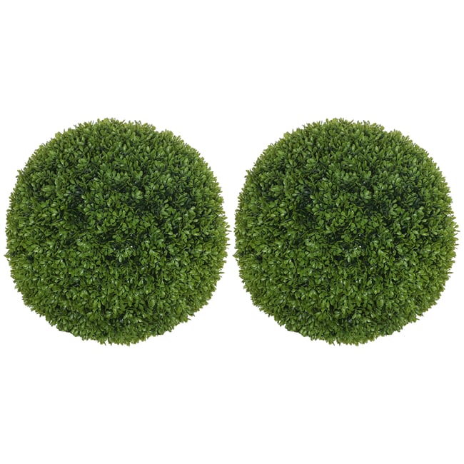 Topiaires artificielles PE Vert foncé Couleur vert <span itemprop=