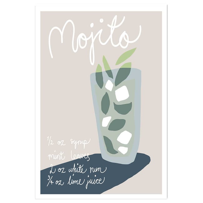 Affiche  pause mojito - HEXOA