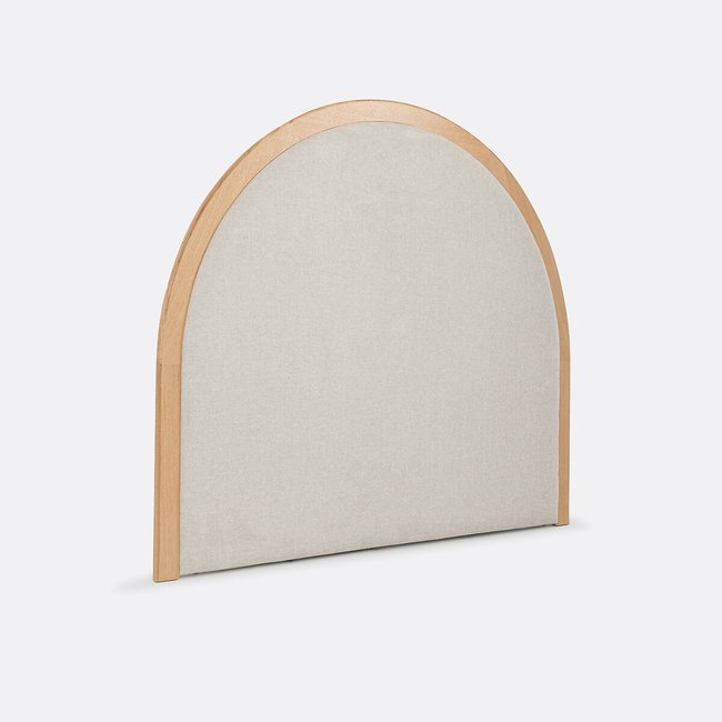 Tête de lit rembourrée, Archile Couleur beige <span itemprop=