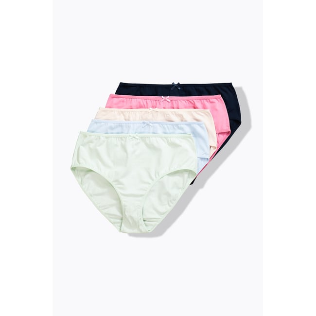 Culottes midi en lot de 5, pois/uni - ULLA POPKEN