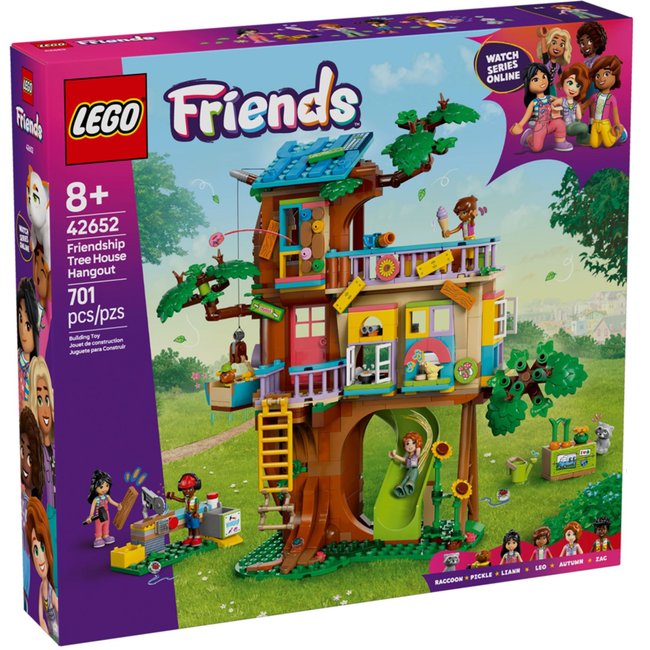 LEGO Friends - La cabane de l'amitié 42652 : Un univers d'aventures créatives - LEGO
