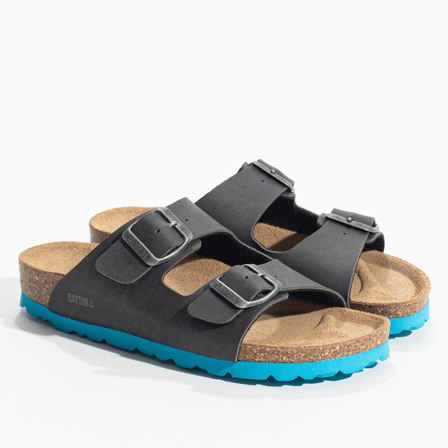 Sandales ATLAS pour enfants anthracite <span itemprop=