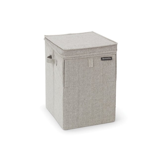 Panier à linge empilable 35 litres gris <span itemprop=