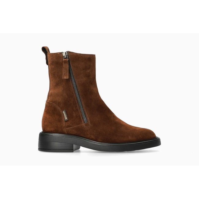 Bottines en cuir PRYSKA marron p5150 <span itemprop=
