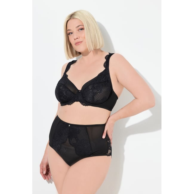 Culotte maxi TruYou, mesh noir <span itemprop=