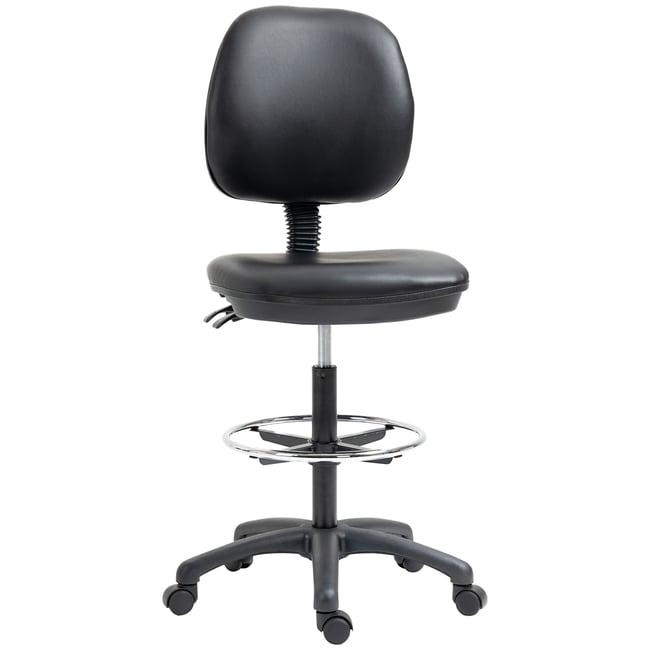 Chaise de bureau pour poste de travail debout Couleur noir <span itemprop=
