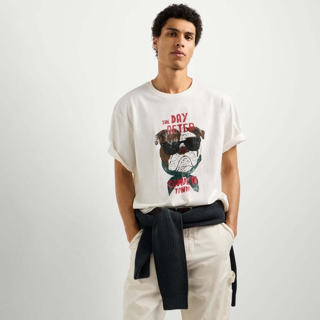 T-Shirt À Imprimé Graphique Coupe Casual - PEPE JEANS