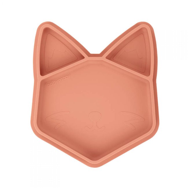 Assiette en silicone Isy Renard renard <span itemprop=