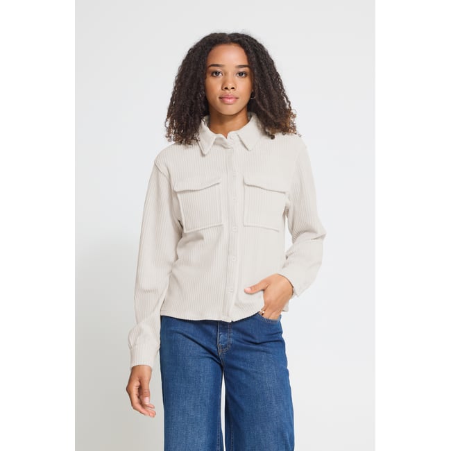 Á manches longues beige birch <span itemprop=