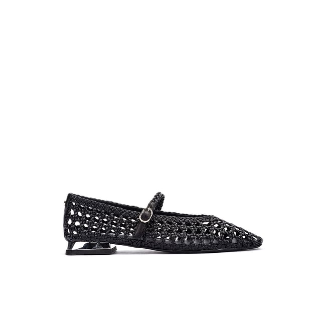 Ballerines cuir Vescia black <span itemprop=