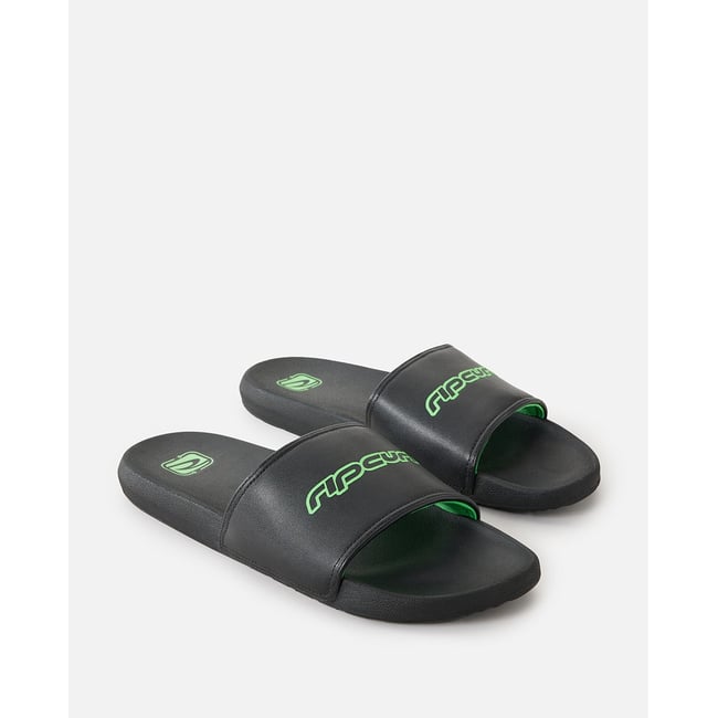 Tongs ARCHIVE Y2K SLIDE OPEN TOE noir/vert <span itemprop=