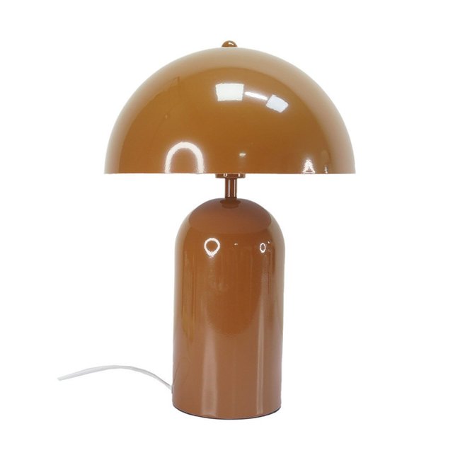 Lampe à poser Atomic métal brun Couleur marron <span itemprop=