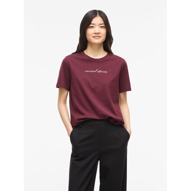 T-Shirt rouge - port royale1 <span itemprop=