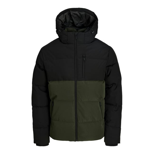 Piumino corto cappuccio fisso e collo alto, per l'inverno - JACK & JONES