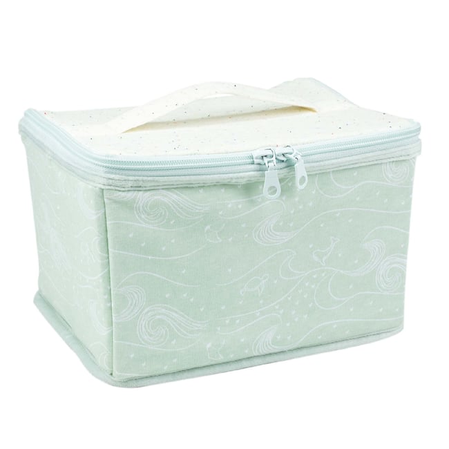 Vanity bebe - Vert d'eau et beige chiné verde <span itemprop=