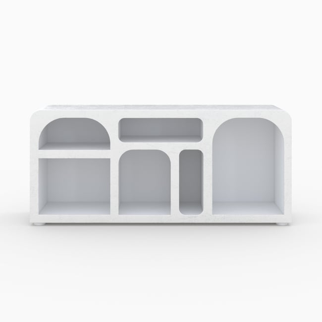 Buffet en plâtre  - FIRA Couleur blanc cassé <span itemprop=