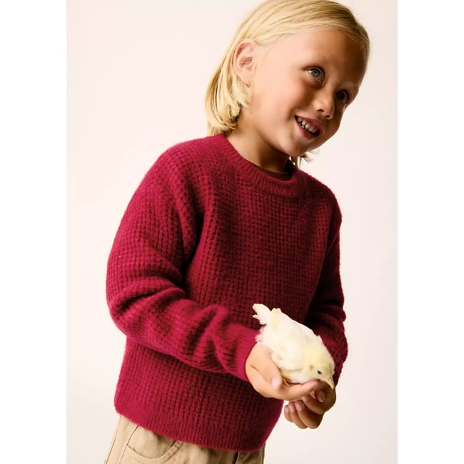 Pull-over maille texturé - MANGO BABY