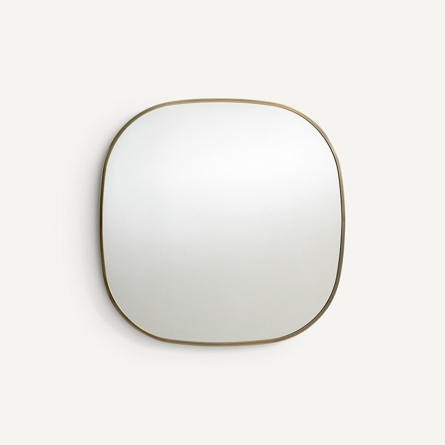 Caligone Organic Shaped Mirror, H60cm aged brass AM.PM