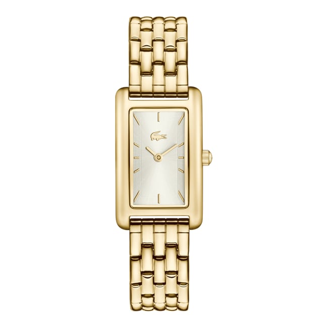 Montre Analogique  CROISETTE doré blanc doré <span itemprop=
