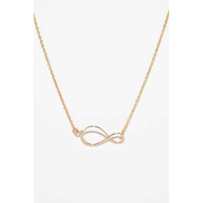 Collier Infini or <span itemprop=