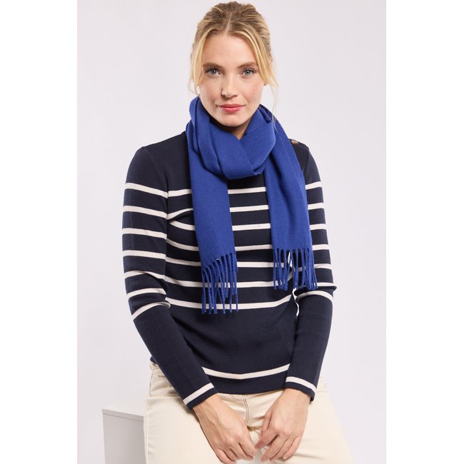Écharpe en laine sodalite <span itemprop=