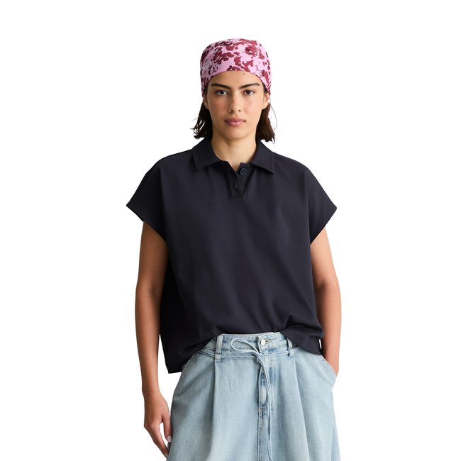 Polo large en jersey interlock - MARC O’POLO DENIM