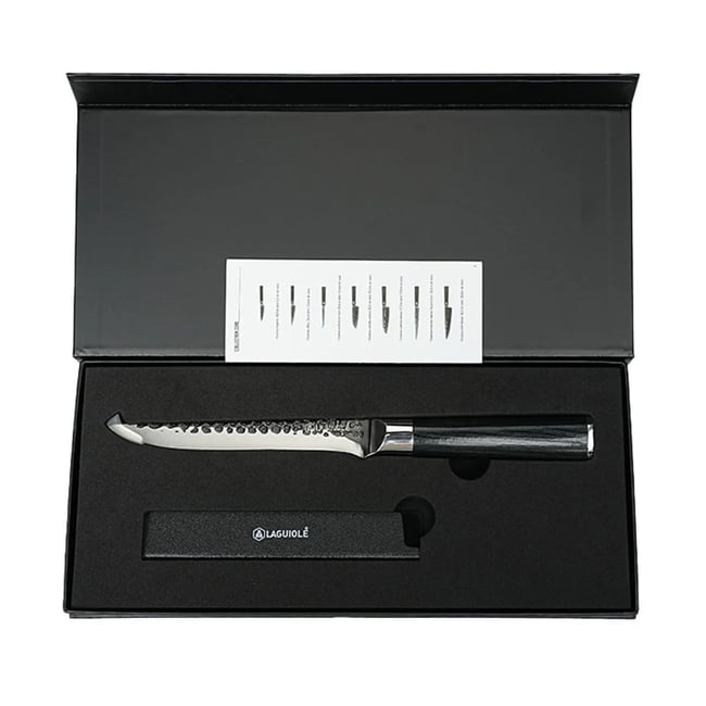 Couteau à désosser 29 cm avec étui - Sen noir <span itemprop=