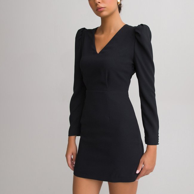 La petite robe noire iconique marlene noir La Redoute Collections La Redoute