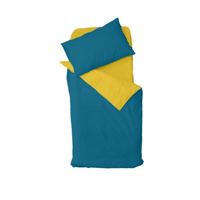 Parure de couette bicolore pour enfant - HOME MAISON