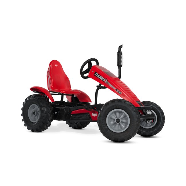 Kart à pédale électrique tracteur XXL Case IH E-BFR rouge <span itemprop=