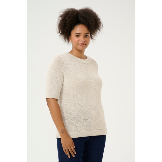 Knitted pullover beige moonstruck <span itemprop=