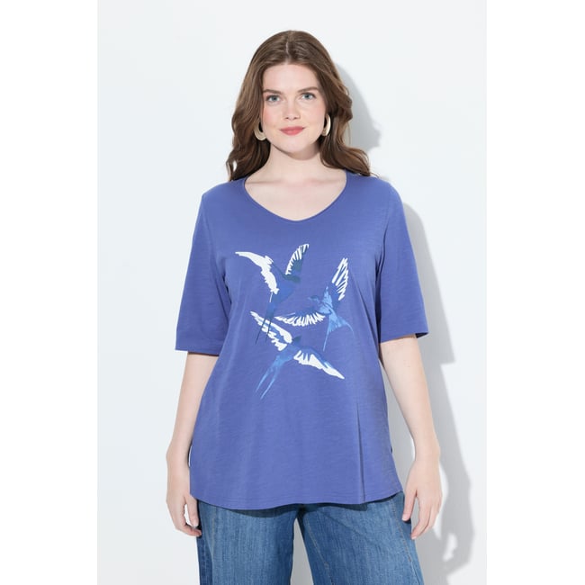 T-shirt motif hirondelles - ULLA POPKEN