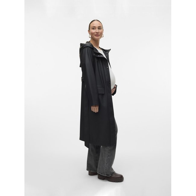 Manteau Manteaux Capuche noire - black <span itemprop=