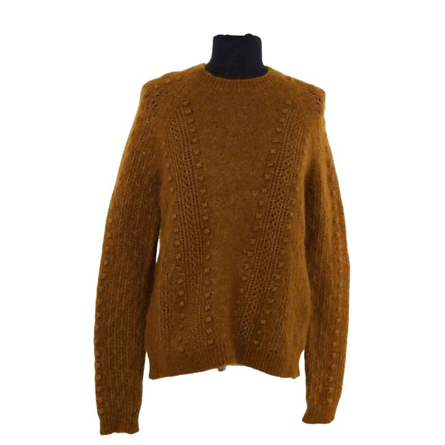 Pull - Très Bon État marron <span itemprop=